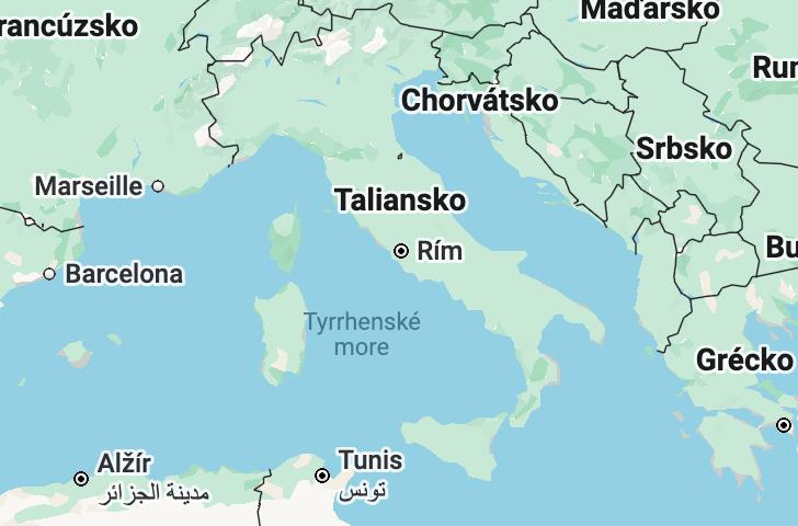 Hotely na mape, Taliansko