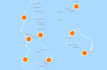 Aktivity na mape, Maledivy