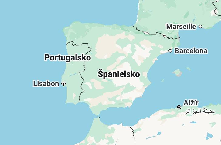 Hotely na mape, Španielsko