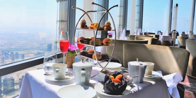 Podnik At.Mosphere ponúka vyberané dezerty, kvalitný čaj a kávu v Burj Khalifa