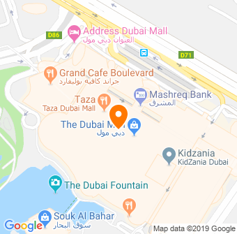 Dubai Aquarium & Water Zoo Map