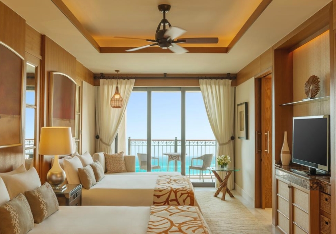 Luxusné izby v hoteli The St. Regis Saadiyat Island v Abu Dhabi