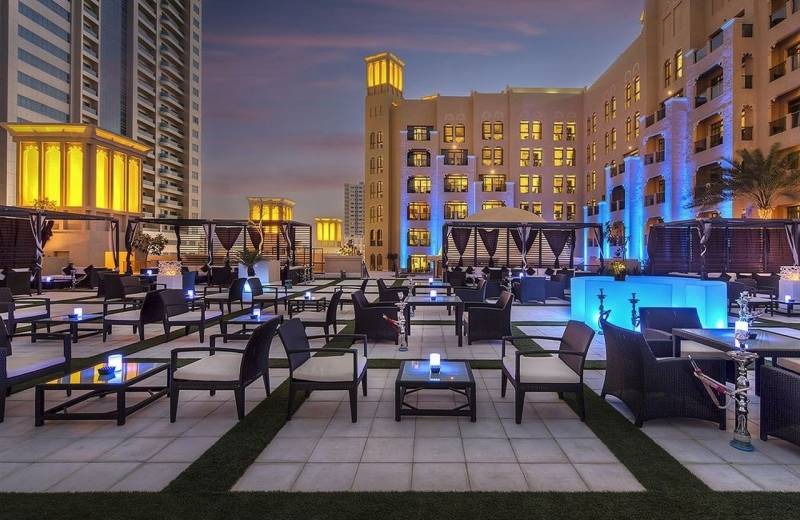 Hotel Bahi Ajman Palace Hotel, Spojené Arabské Emiráty - Terasa