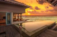 Sunset Overwater Villa with Pool