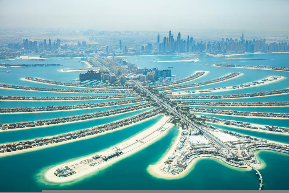Palmový ostrov v Dubaji