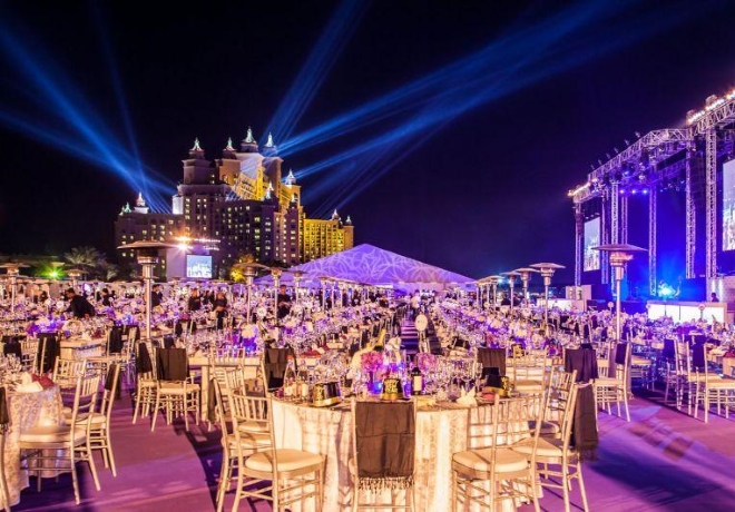 Silvestrovská gala večera - hotel Atlantis The Palm